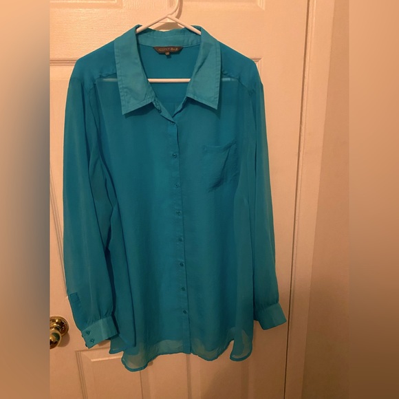 Blue button down - Picture 1 of 1